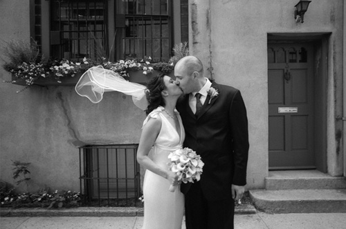 wedding kiss